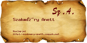 Szakmáry Anett névjegykártya